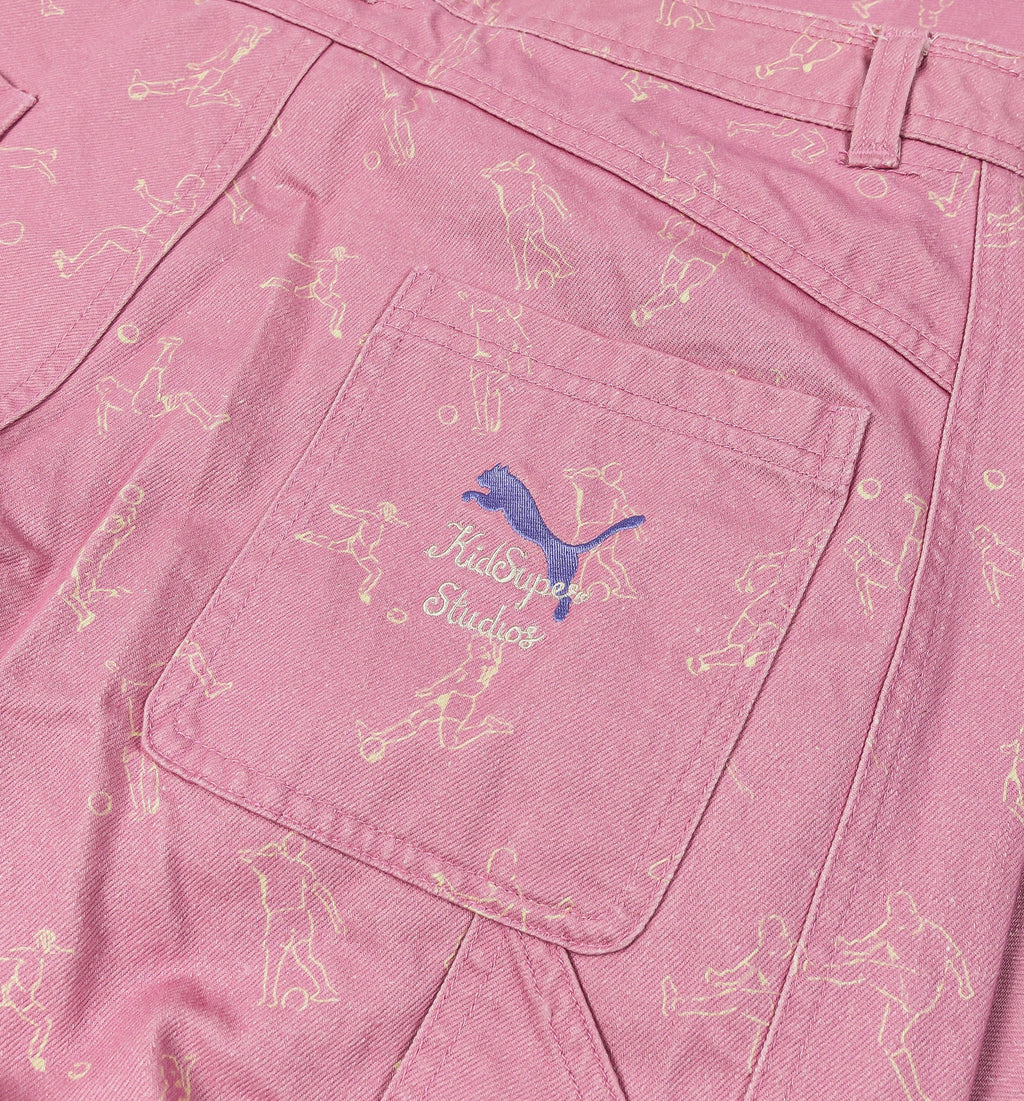 Puma x KidSuper Jeans Womens Pant Pink