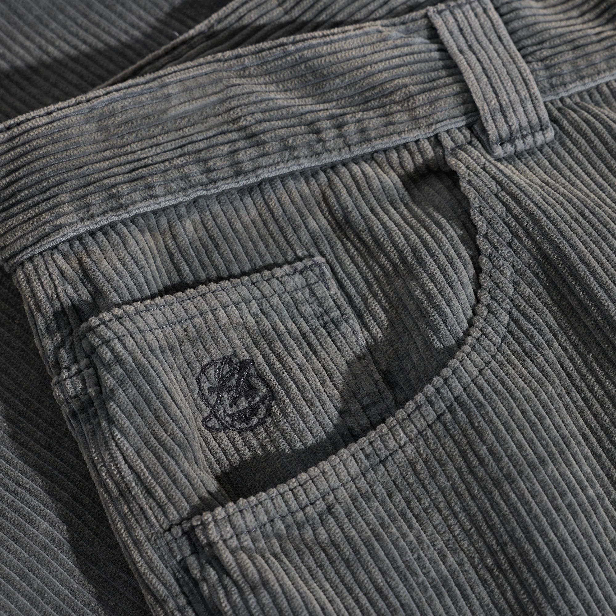 Polar 93 Overdyed Cord Pants Blueish Grey