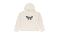 GATHERED DUOFLY PULLOVER HOODIE "IVORY" WDWMHDS 0068