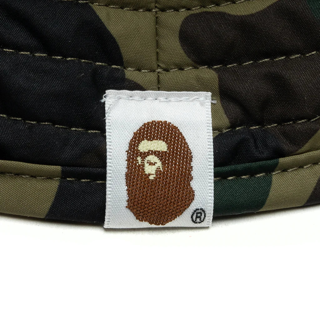 1st Camo Quilted Hat Green