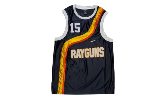 Roswell Rayguns Vince Carter Basketball Jersey "Black / Gold Orange" CV1970 010