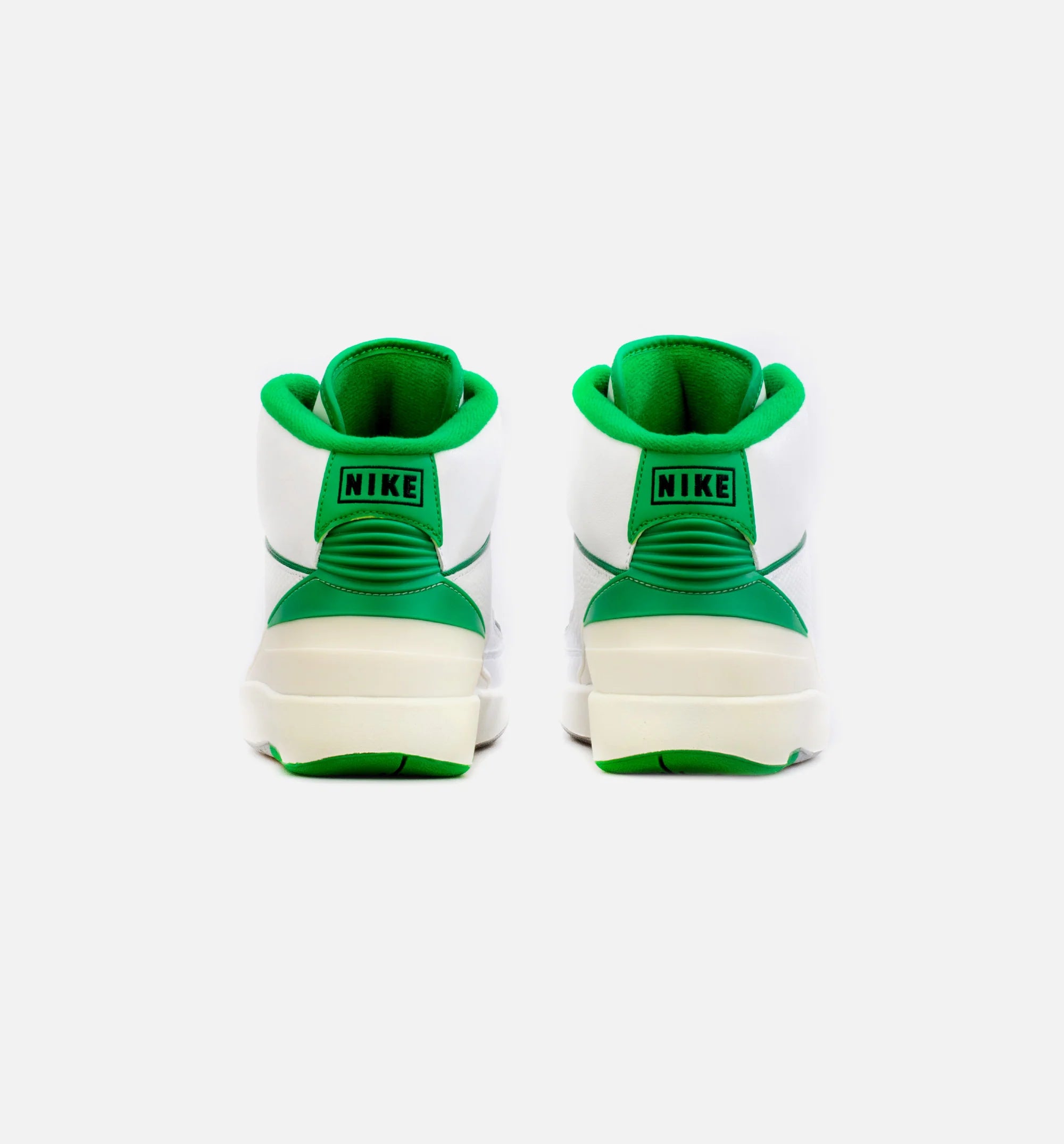 Air Jordan 2 Retro Lucky Green Mens Basketball Shoe White Green