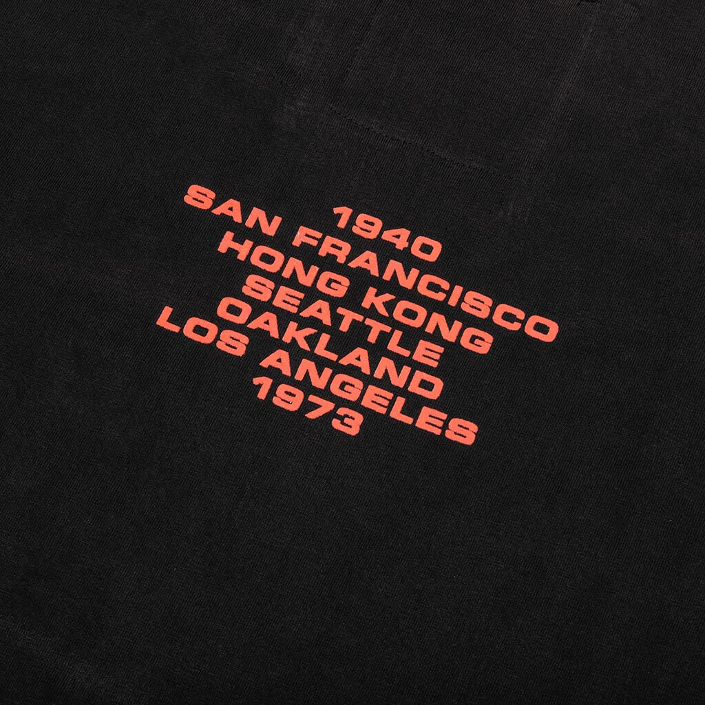 Origins Bleached Tee Bleached Black
