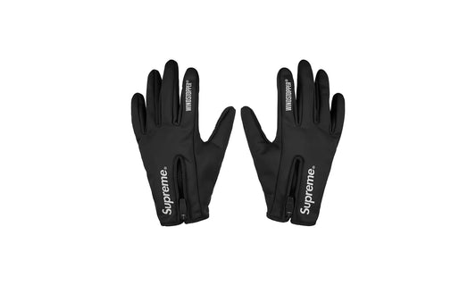 WINDSTOPPER Zip Gloves "FW25 - Black" SU26875