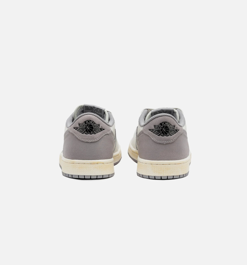 Air Jordan 1 Retro Low OG Atmosphere Grey Mens Lifestyle Shoe Sail Black Atmosphere Grey