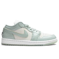Womens Air Jordan 1 Low SE Sail Seafoam Metallic Silver White