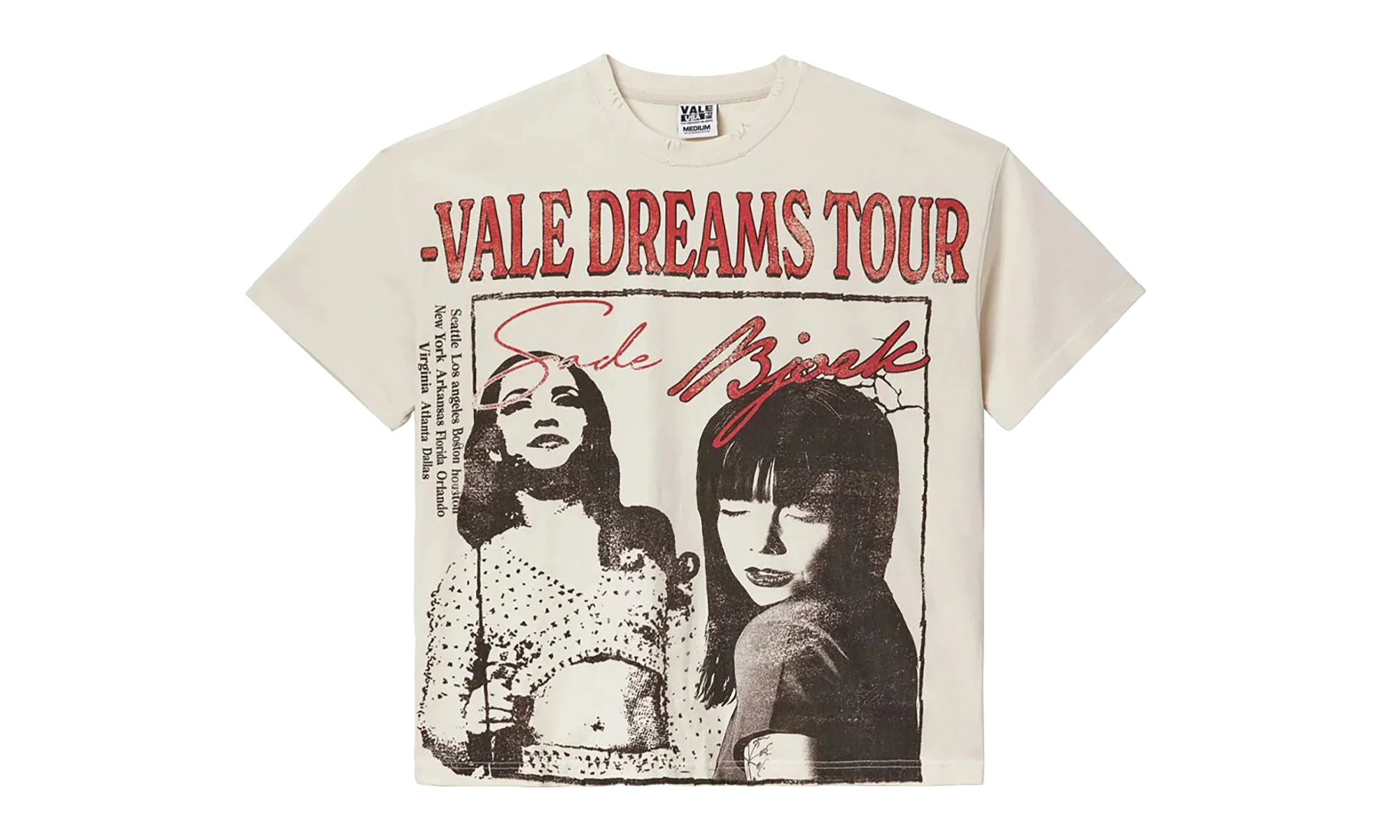 Valley Tour Creme Tee "Cream'" VAL93