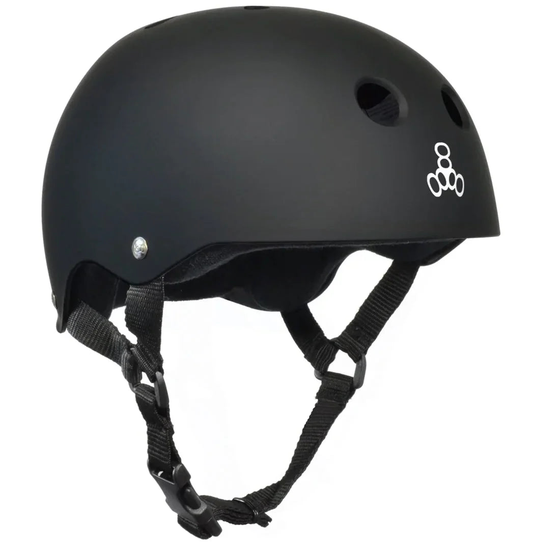 Triple 8 Sweatsaver Helmet Black Matte White