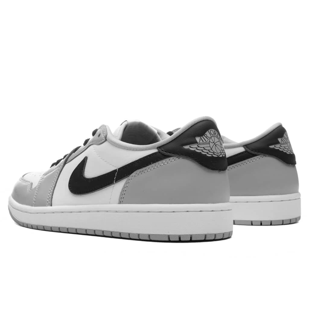 Air Jordan 1 Low OG Barons White Black Wolf Grey