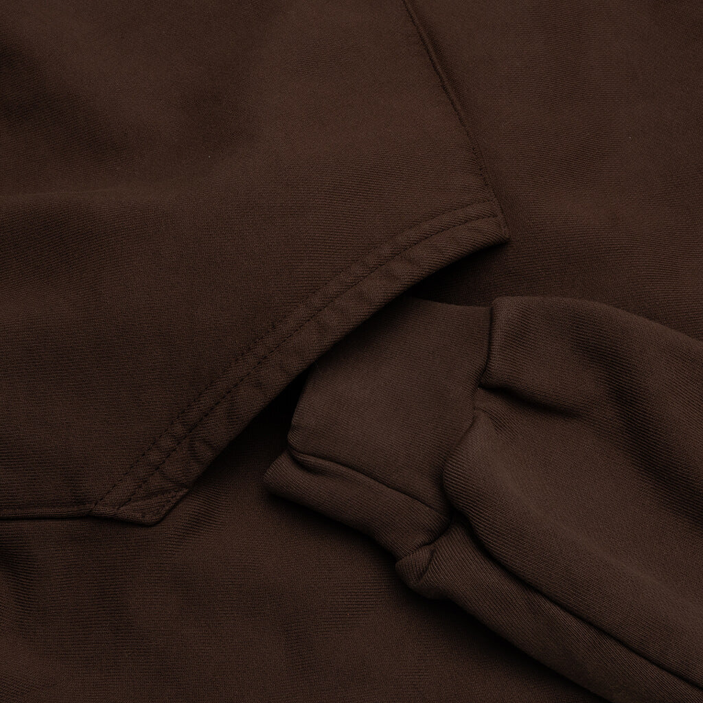 Feature x Wynn Logo Lock Up Hoodie Bitter Chocolate