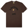 College Tee Brown