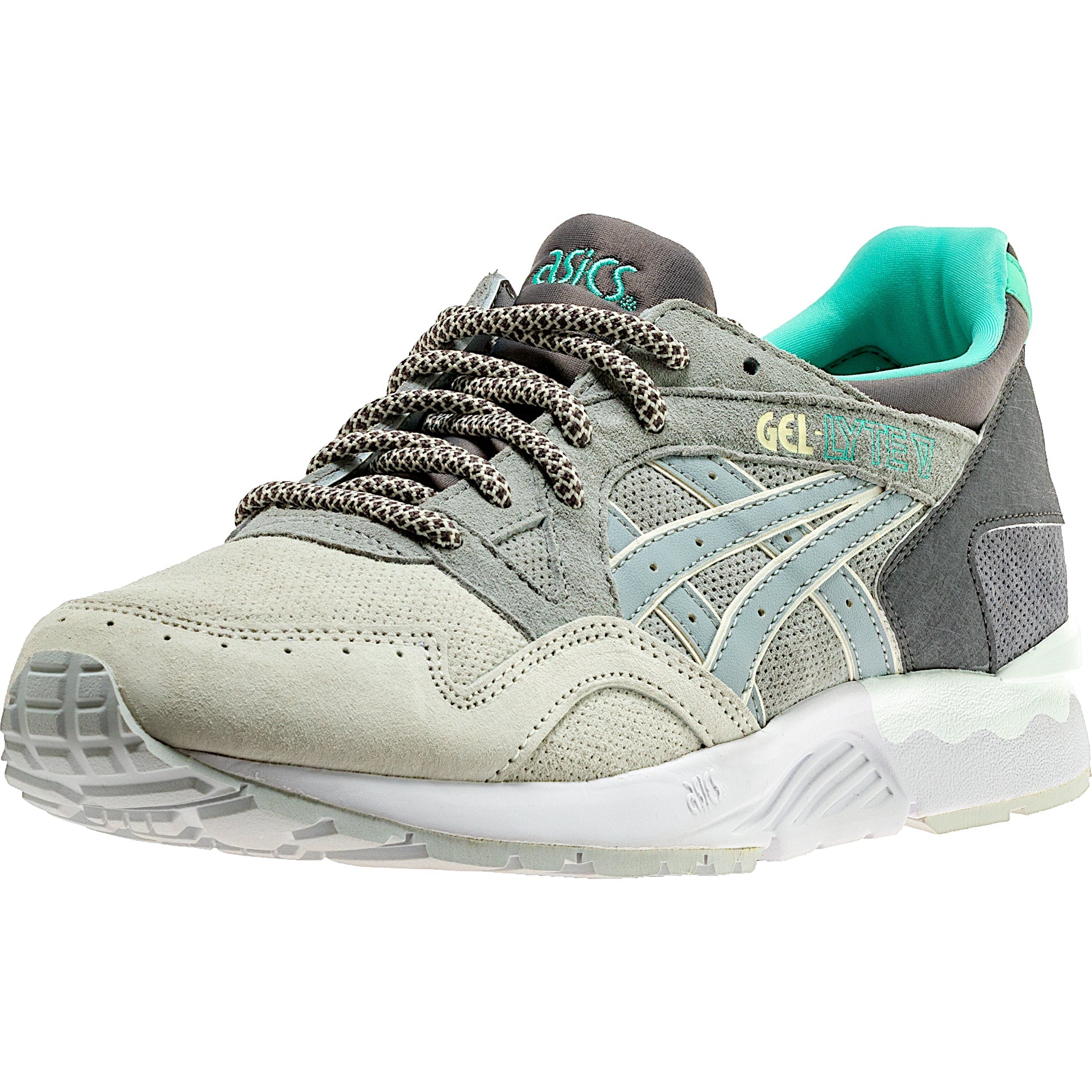 Asics X Offstring High Rise Gel Lyte V Mens Lt Grey M Green