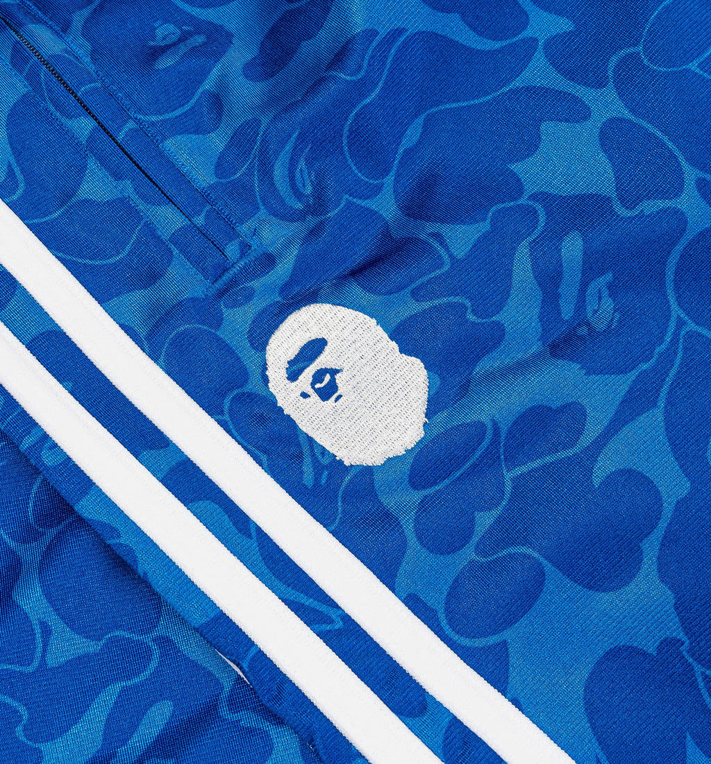 Bape x Adidas All Over Print Track Mens Pant Blue