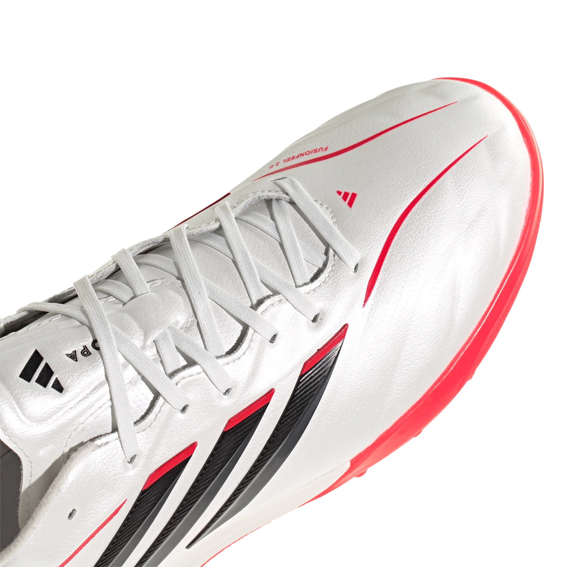 adidas Copa Pure IV Pro TF Turf Mens Soccer Cleats White Black Red