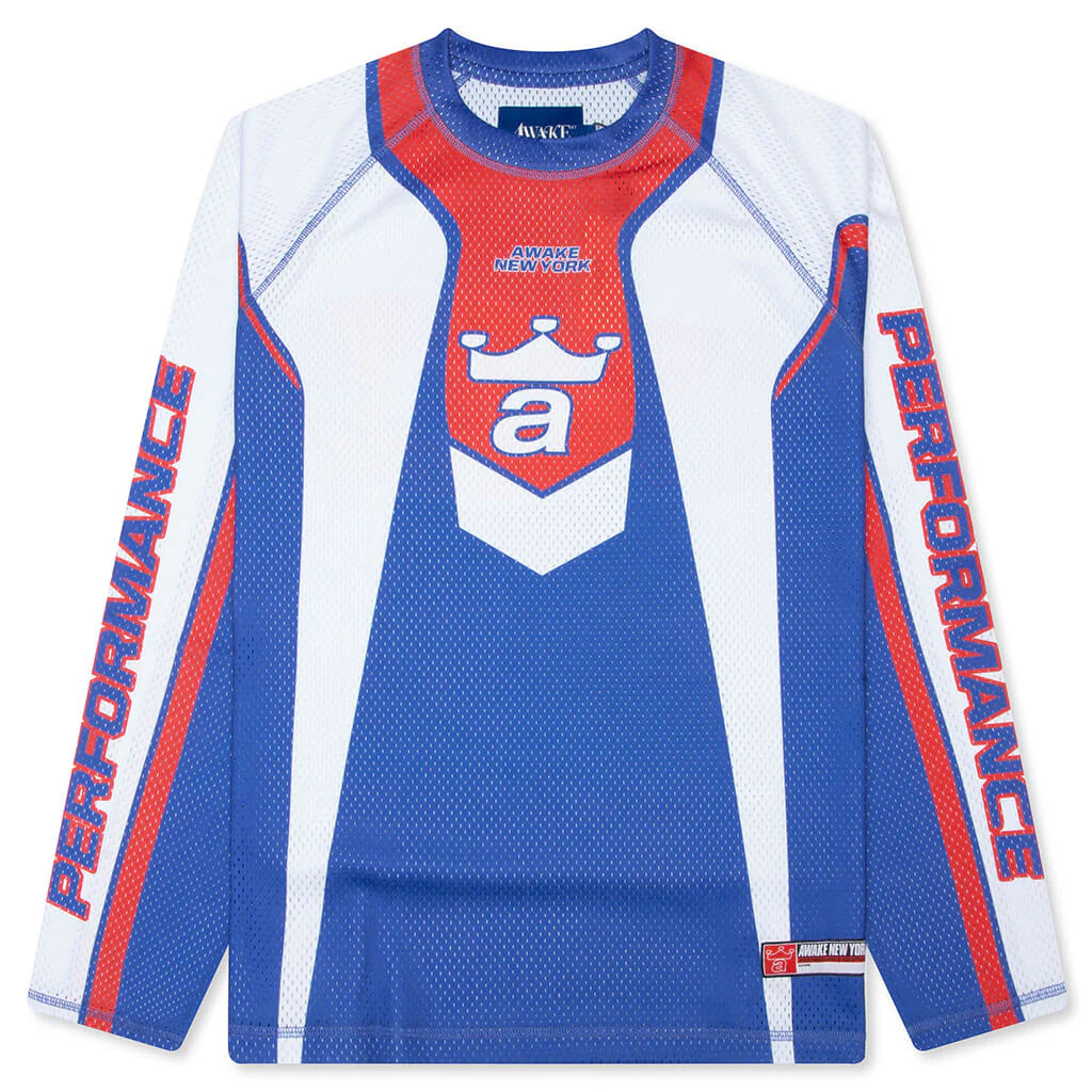 Mesh Racer Jersey Blue