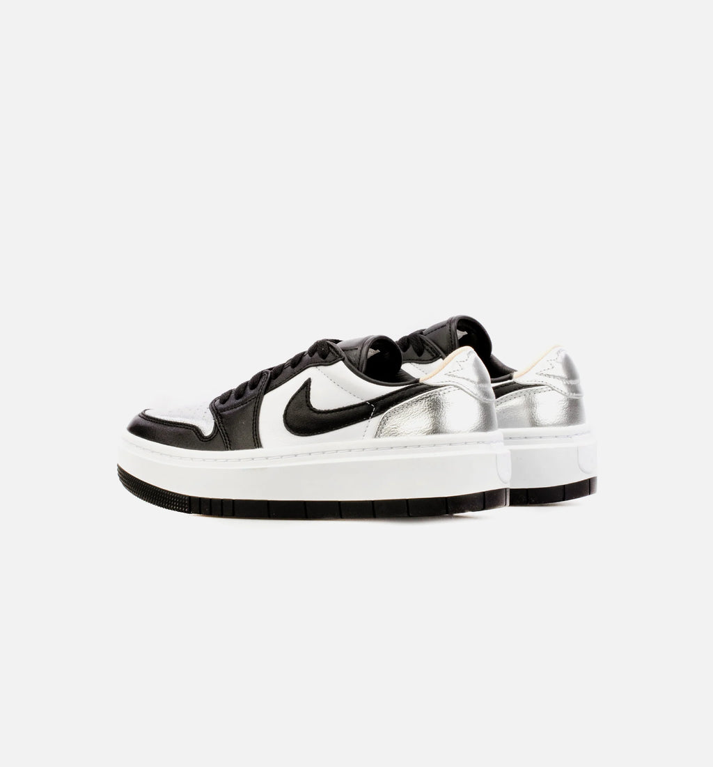 Air Jordan 1 Elevate Low Silver Toe Womens Lifestyle Shoe Black Silver