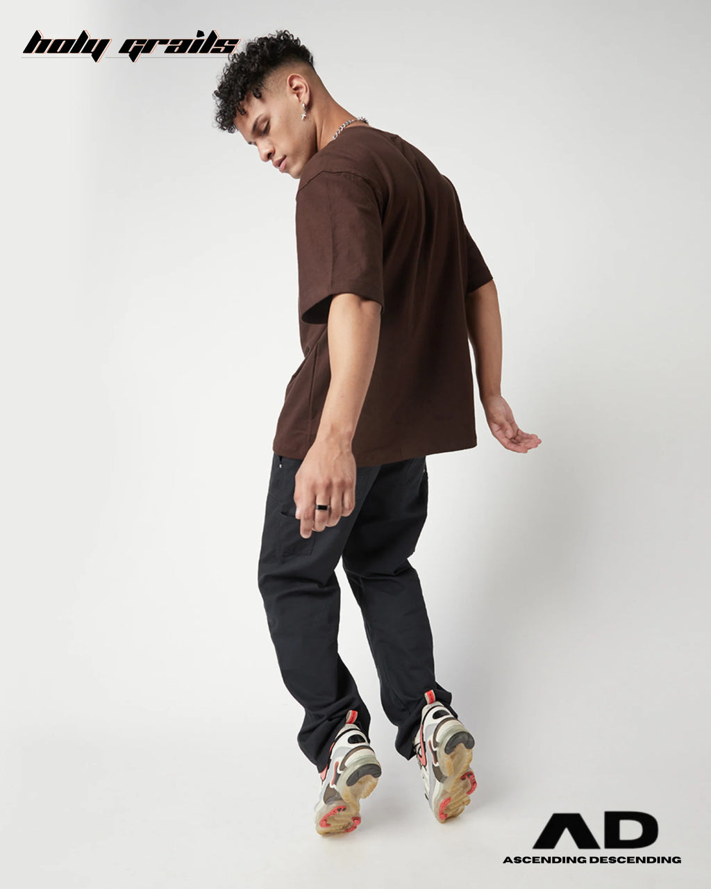 February 30 Brown T Shirt HG x Ascending Descending