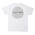 Skate Jawn Sewer Cap Tee White