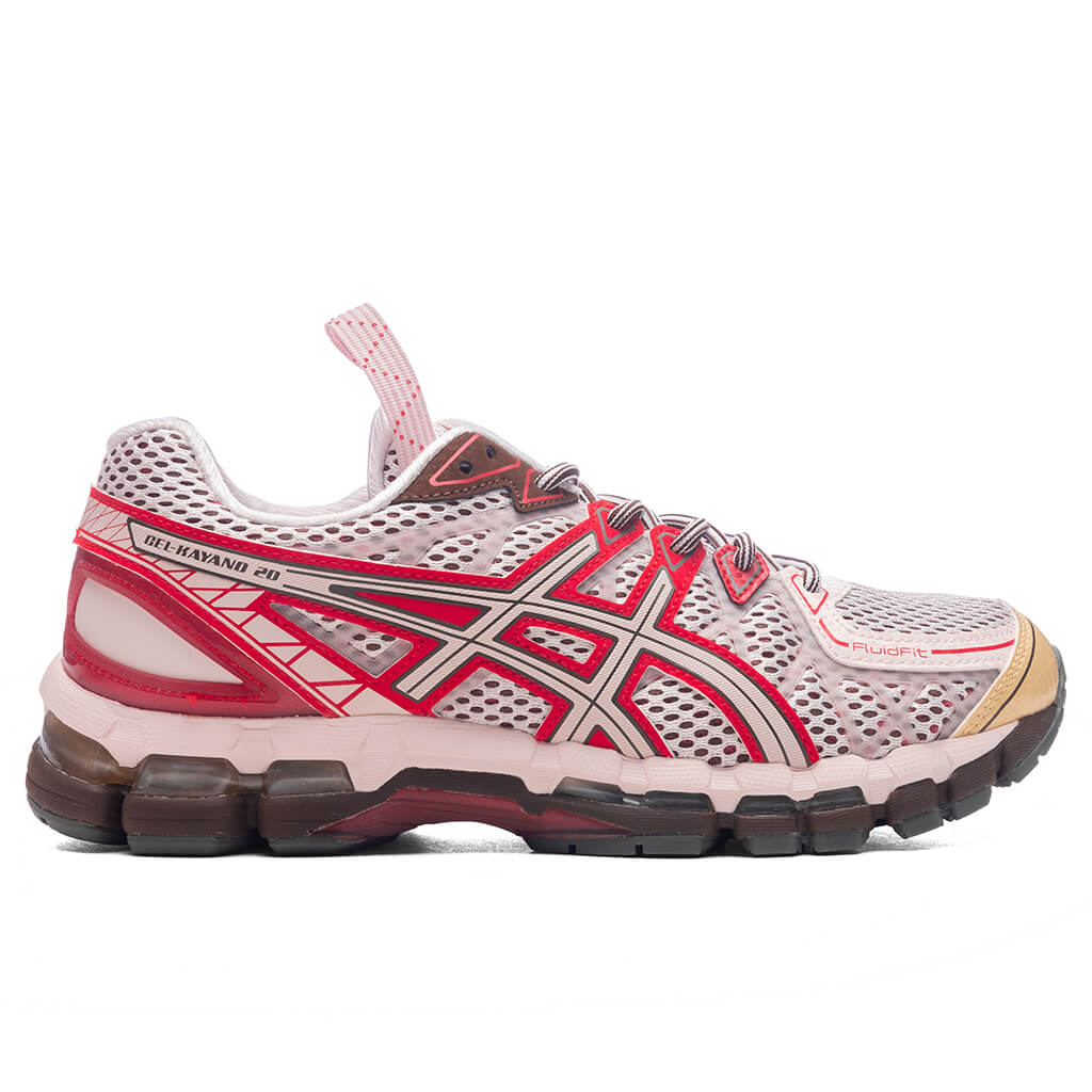 UB9 S Gel Kayano 20 Crystal Pink Classic Red