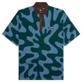 Splashed Polo Shirt Pine Green