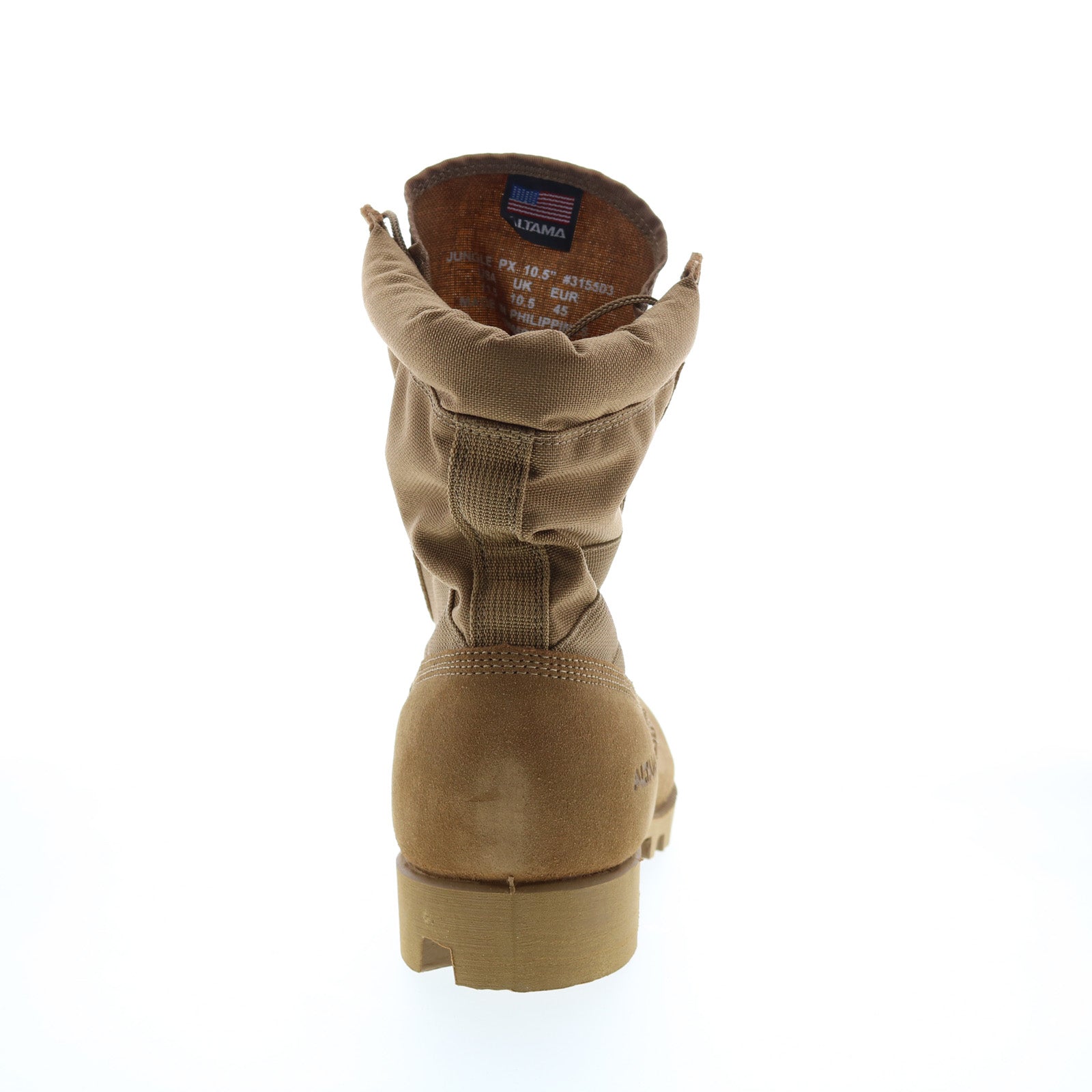 Altama Jungle PX 10.5“ 315503 Mens Brown Suede Lace Up Tactical Boots