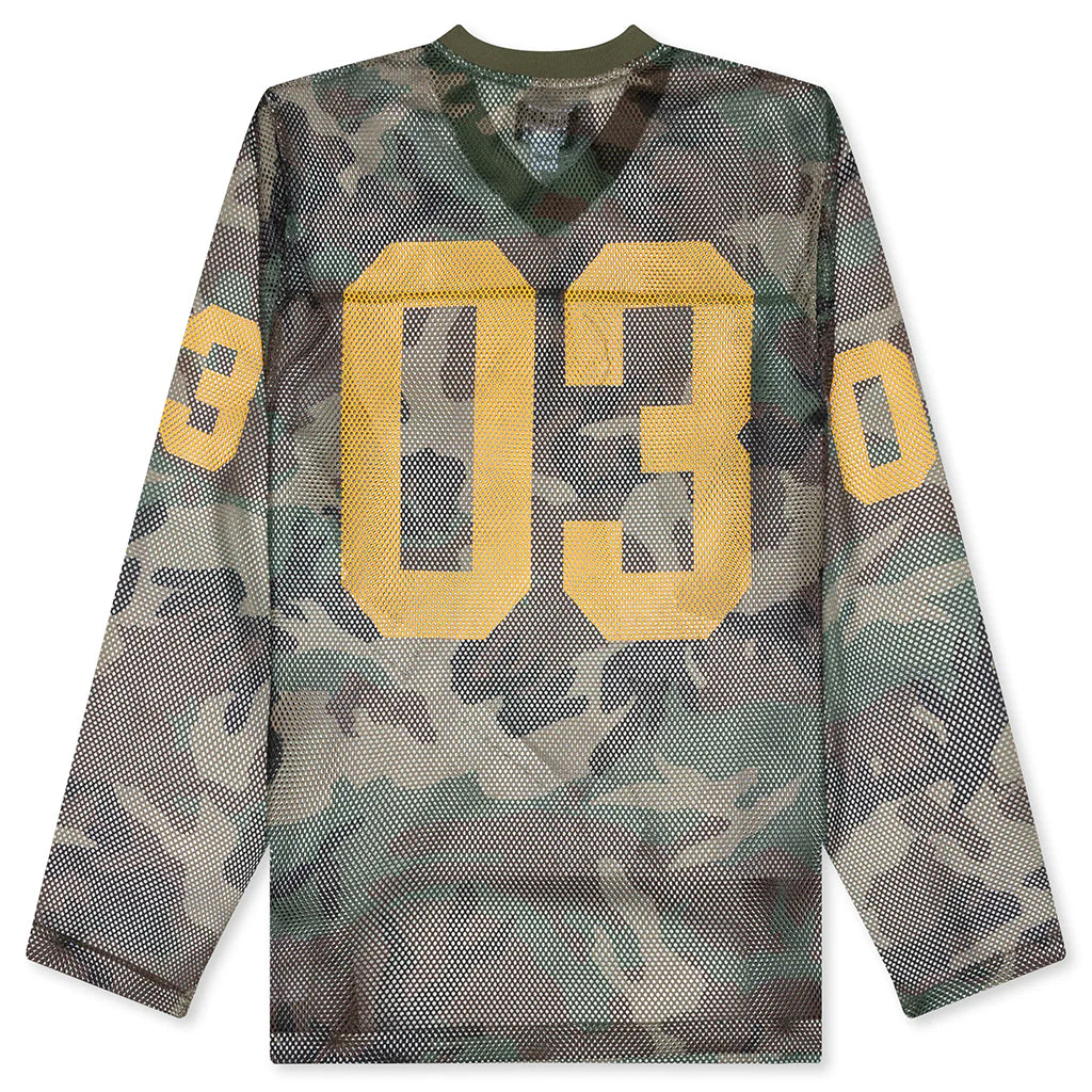 Camo Curve L S Jersey Cypress