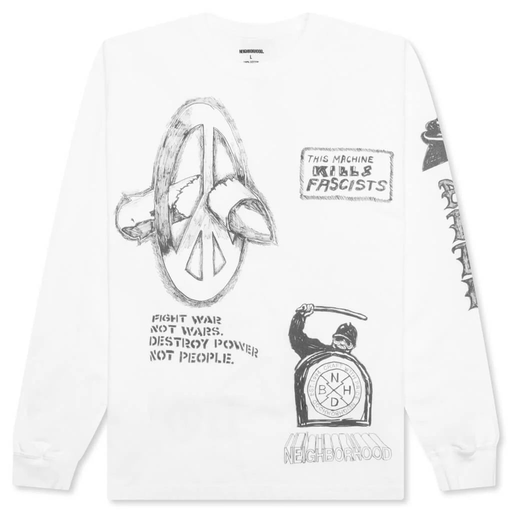 NH TEE LS 18 White