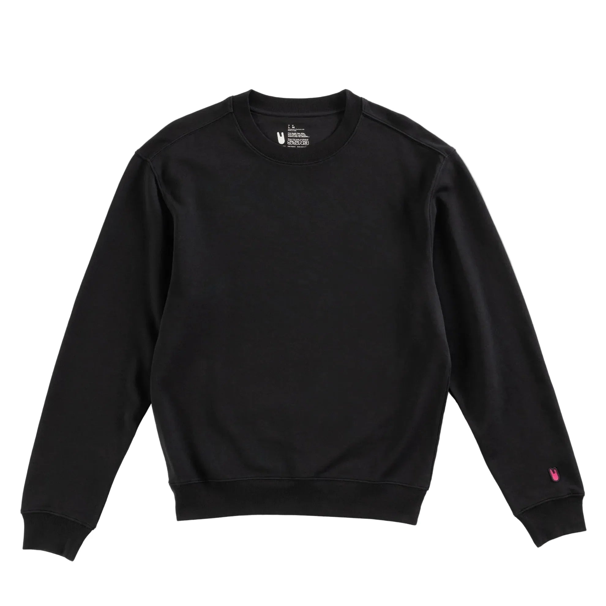 Unless Essentials Crewneck Black