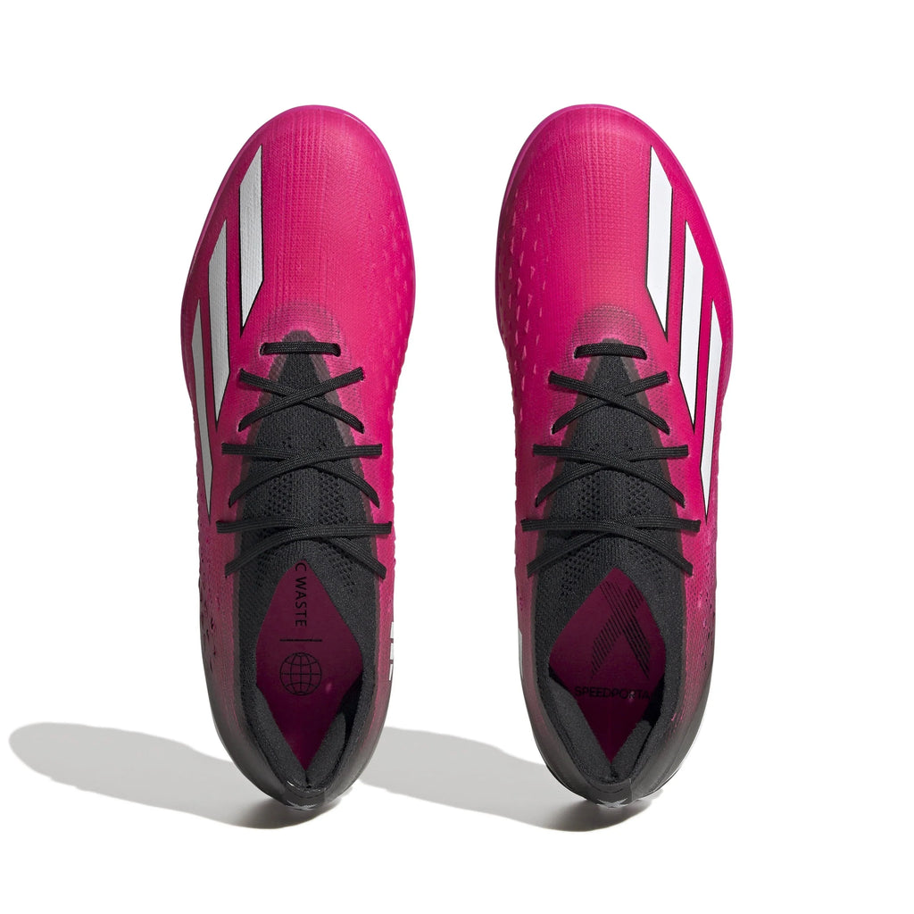 adidas X Speedportal1 TF Turf Soccer Cleats Shock Pink White Black