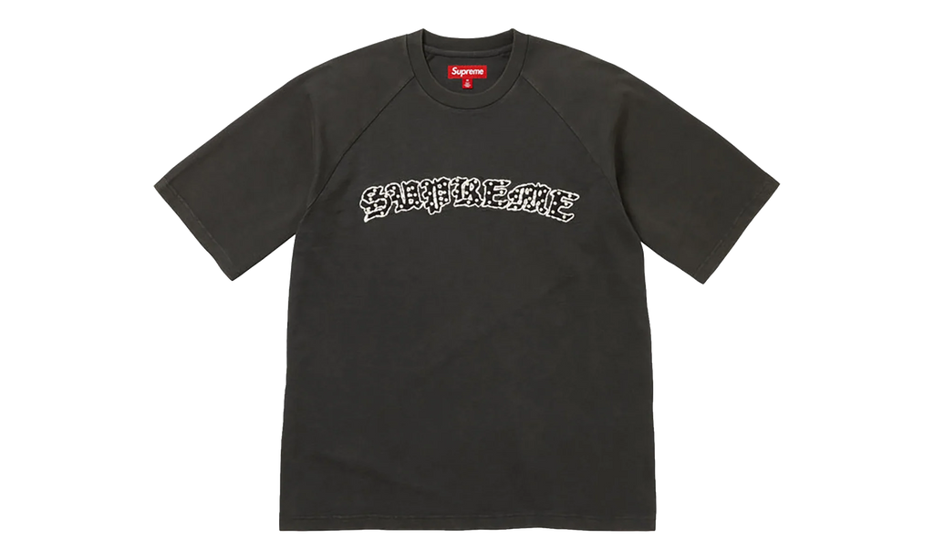 Rhinestone Raglan S/S Top "SS26 - Black" SU27321
