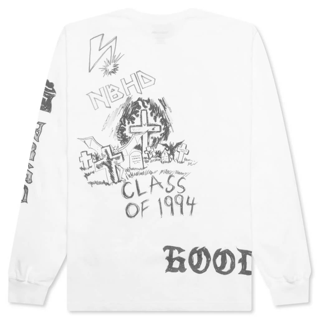 NH TEE LS 18 White