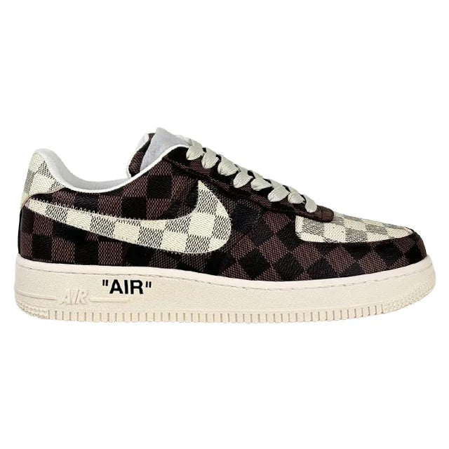 Louis Vuitton x Nike Air Force 1 Royal Black