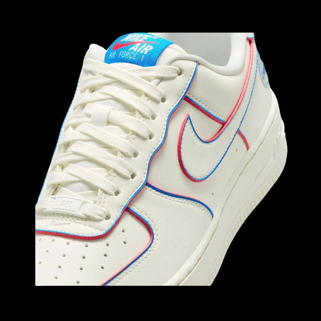 WMNS Nike Air Force 1 07 WNBA 30th Sail Multi Color Action Red