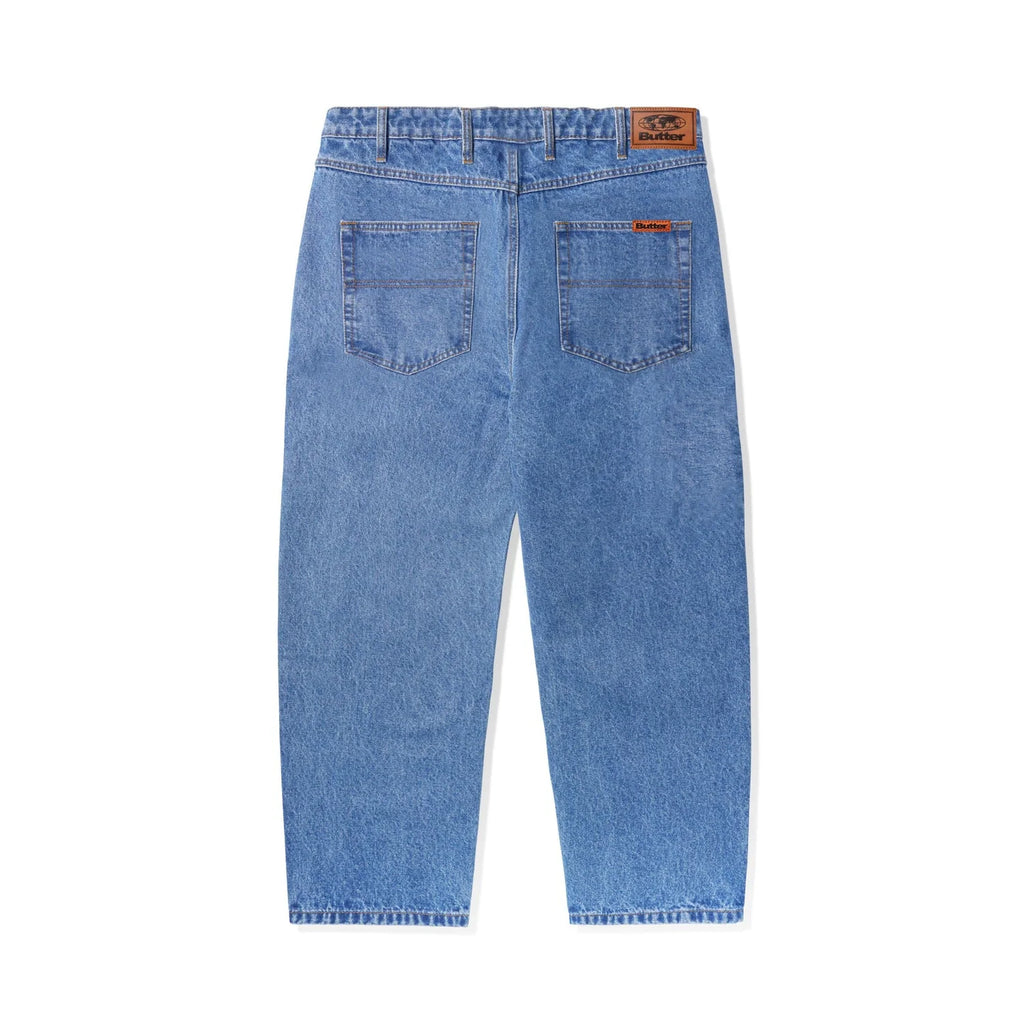 Butter Goods Relaxed Denim Jeans Washed Indigo