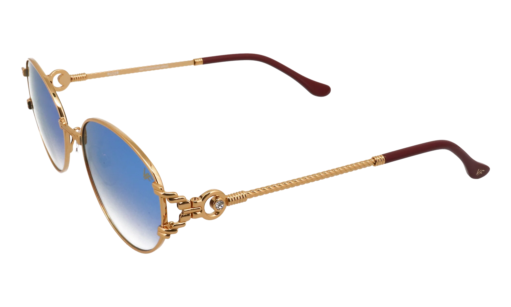 Ruler 18KT "Yellow Gold / Electric Blue Peach Multiflash Gradient" VFRU2 0003 53A8