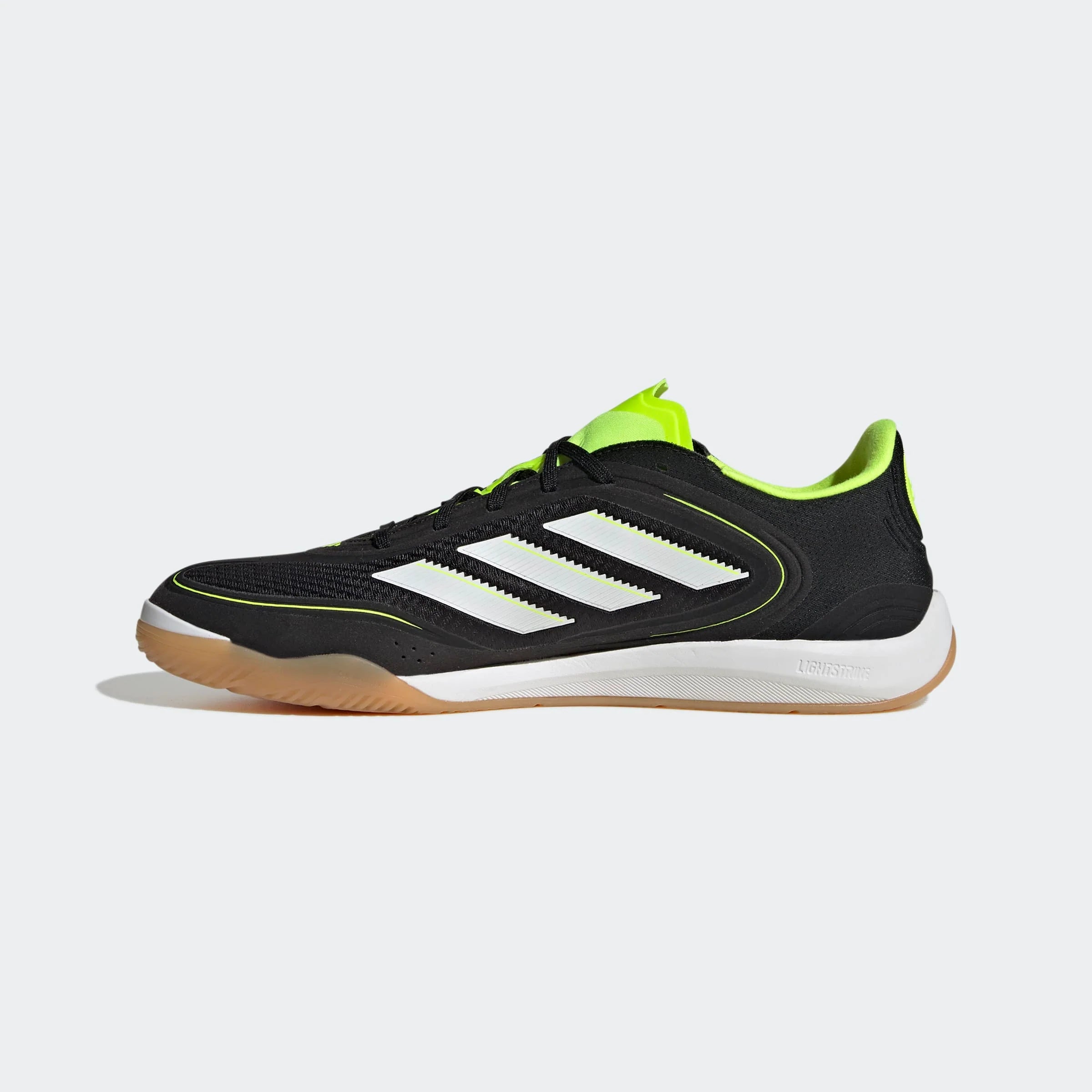 adidas Copa Court Pro IN Indoor Mens Soccer Shoes Black White Lemon