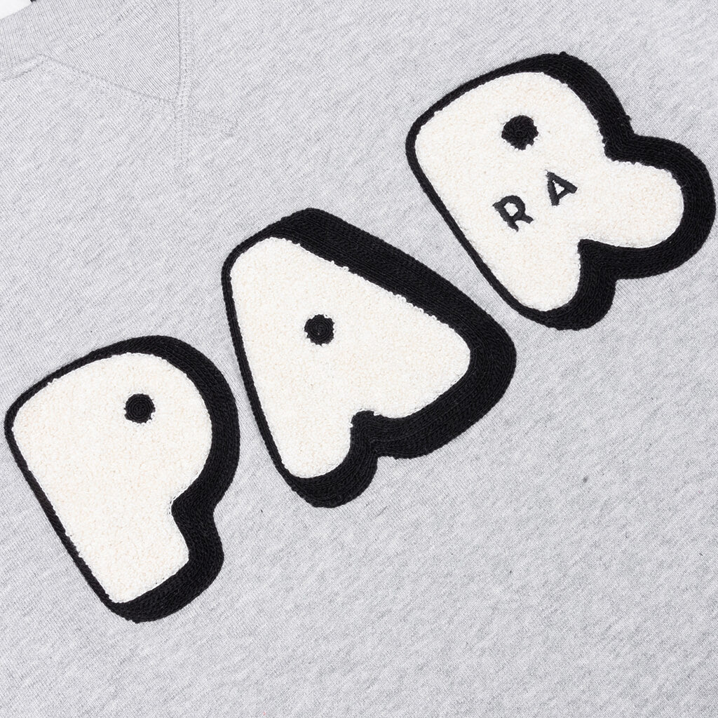 Rounded PAR Crew Neck Sweatshirt Heather Grey
