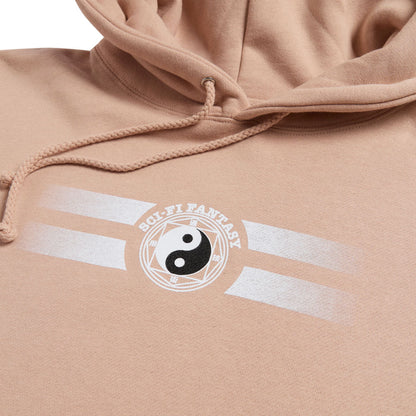 Sci Fi Fantasy Yin Yang Hooded Fleece