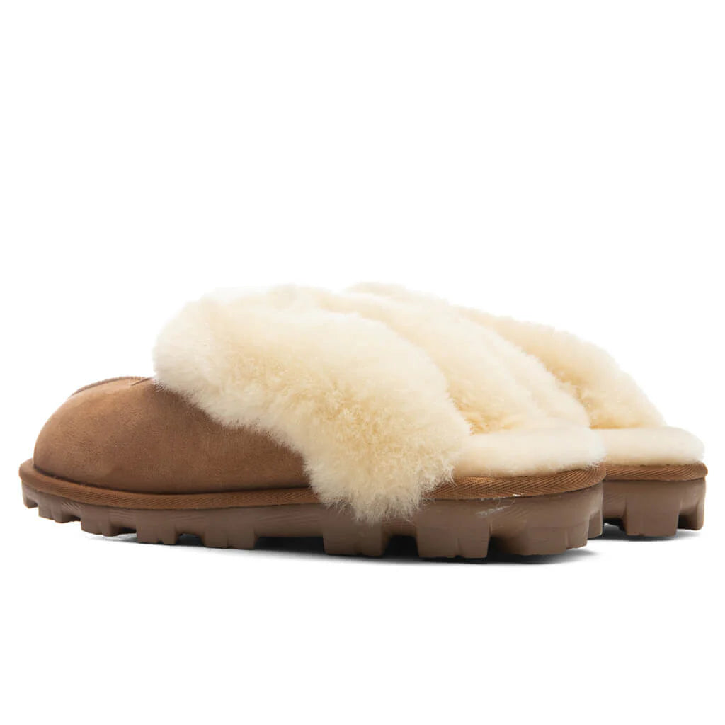 Womens Coquette Slipper Chestnut