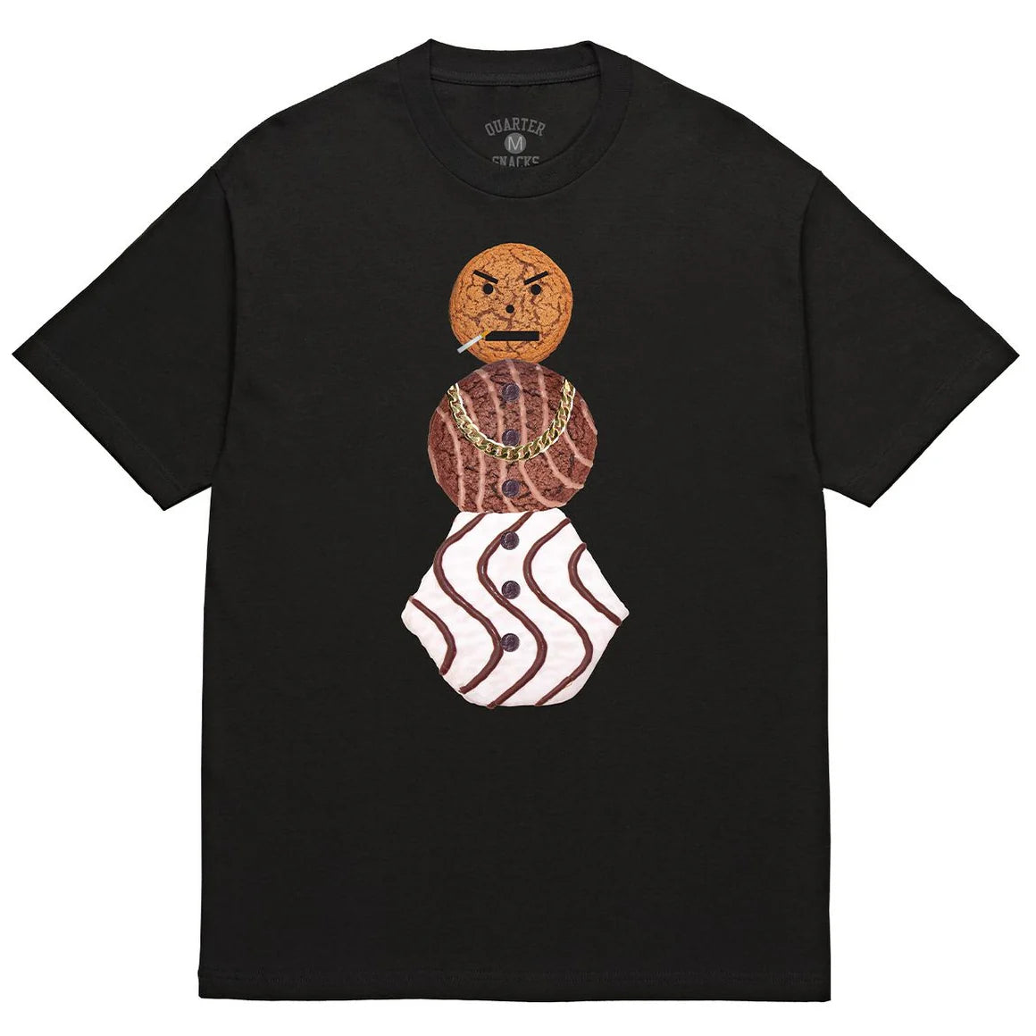 Quartersnacks Big Snackman Tee Black