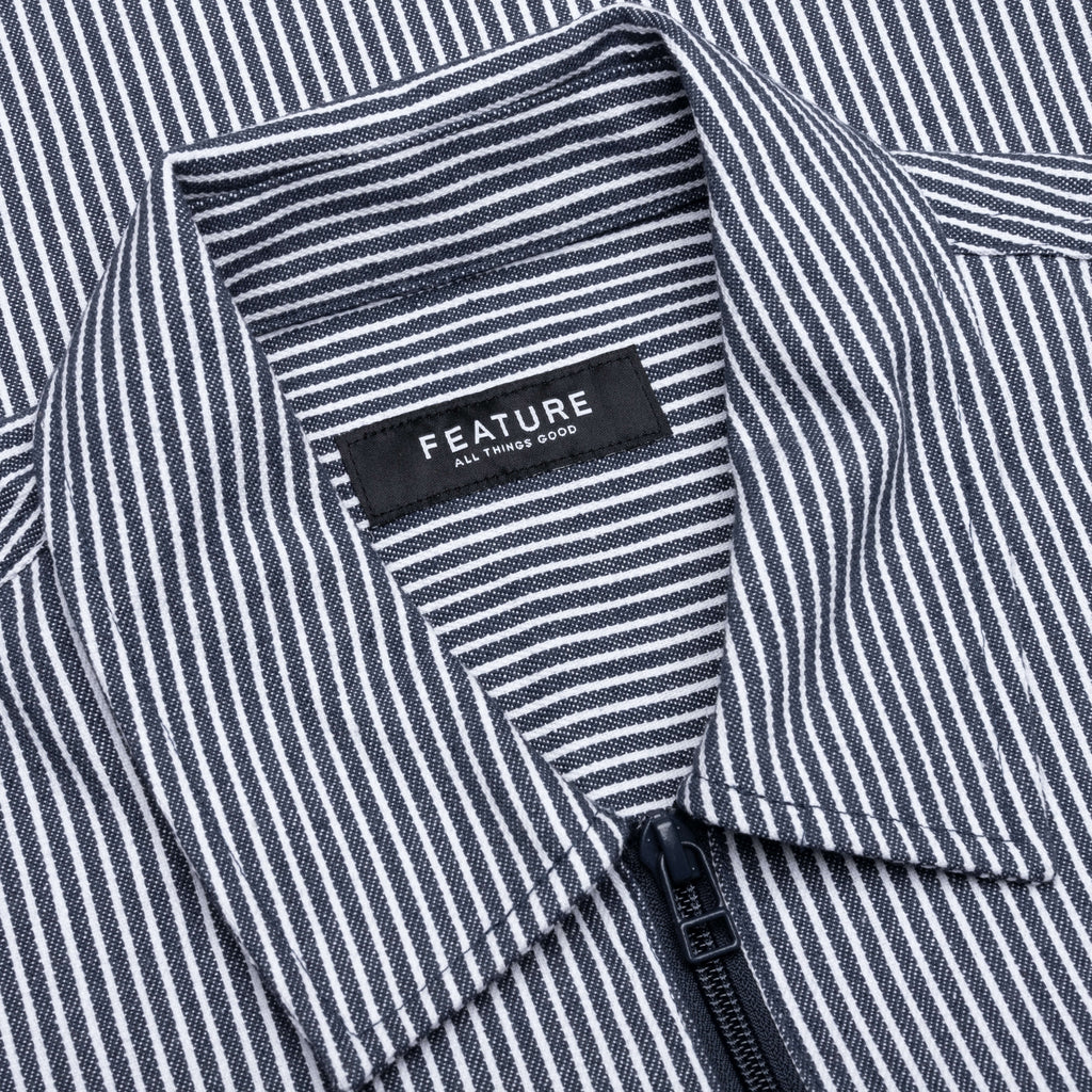 Smith 3 4 Zip Shirt Blue