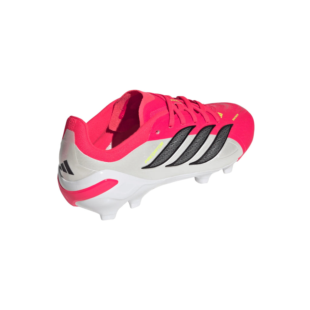 adidas Predator Elite FG Firm Ground Youth Soccer Cleats Red Black White