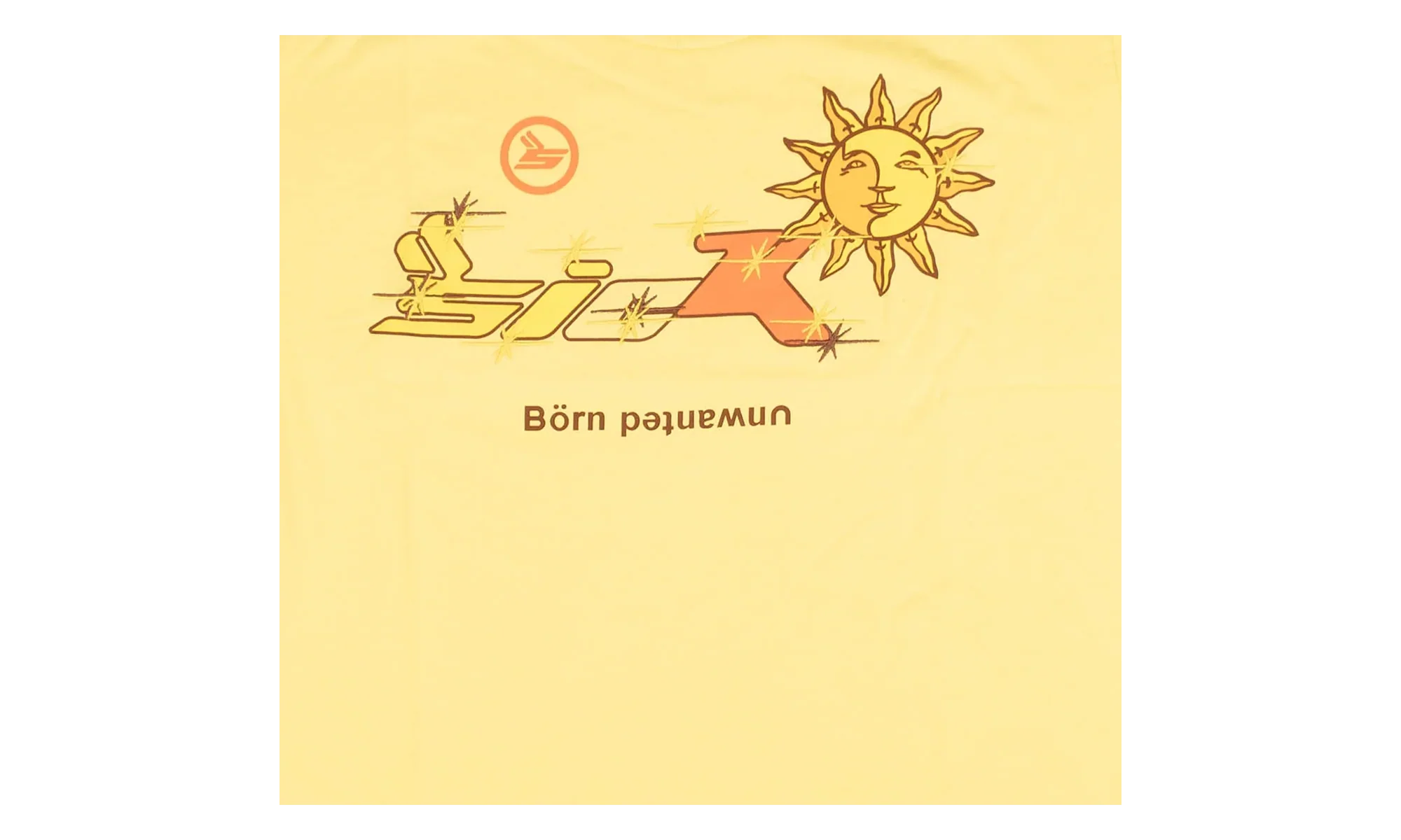 Unwanted Sunshine T-Shirt "Yellow" 90SK 1017