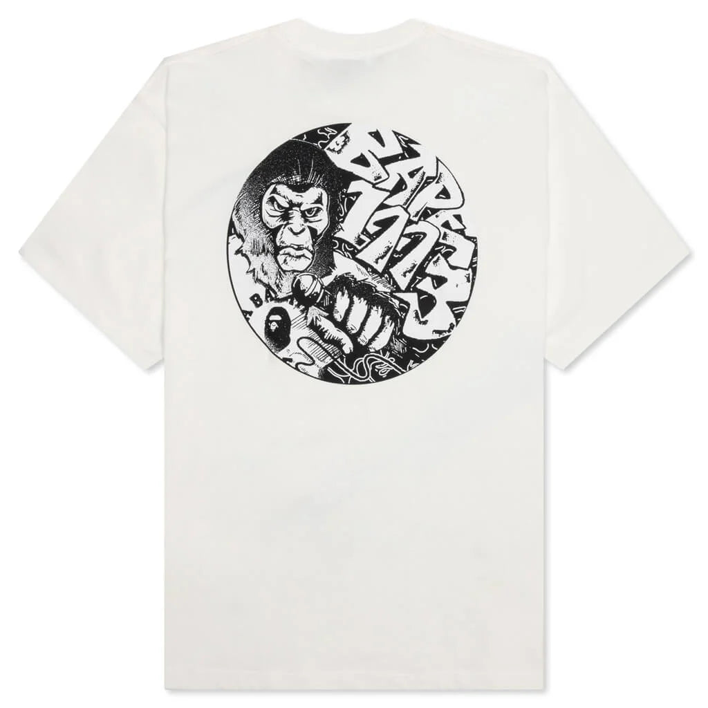 Bape Comics Graphic Tee Ivory