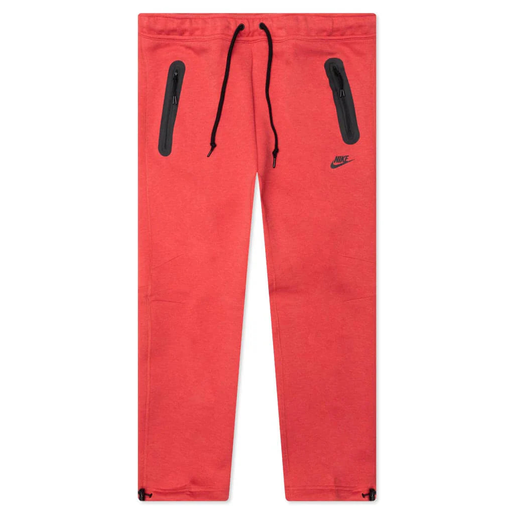Sportswear Tech Fleece Open Hem Sweatpants Light University Red Heather Black