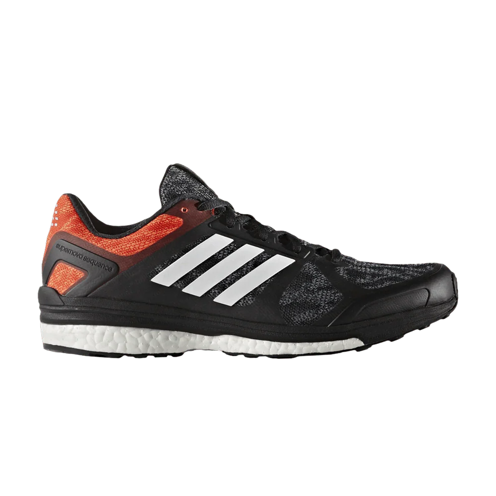 adidas Supernova Sequence Boost 9 M Black Bold Orange