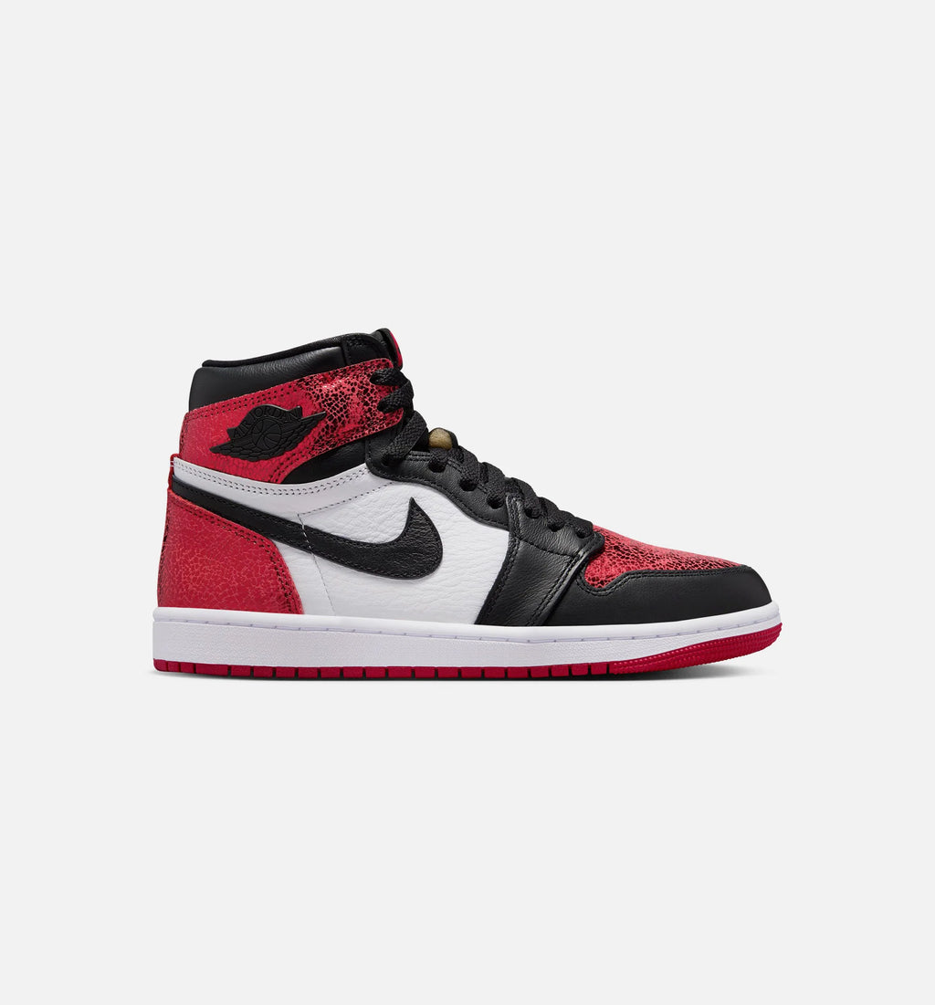 Air Jordan 1 Retro High OG Ruby Womens Lifestyle Shoe Varsity Red Black White