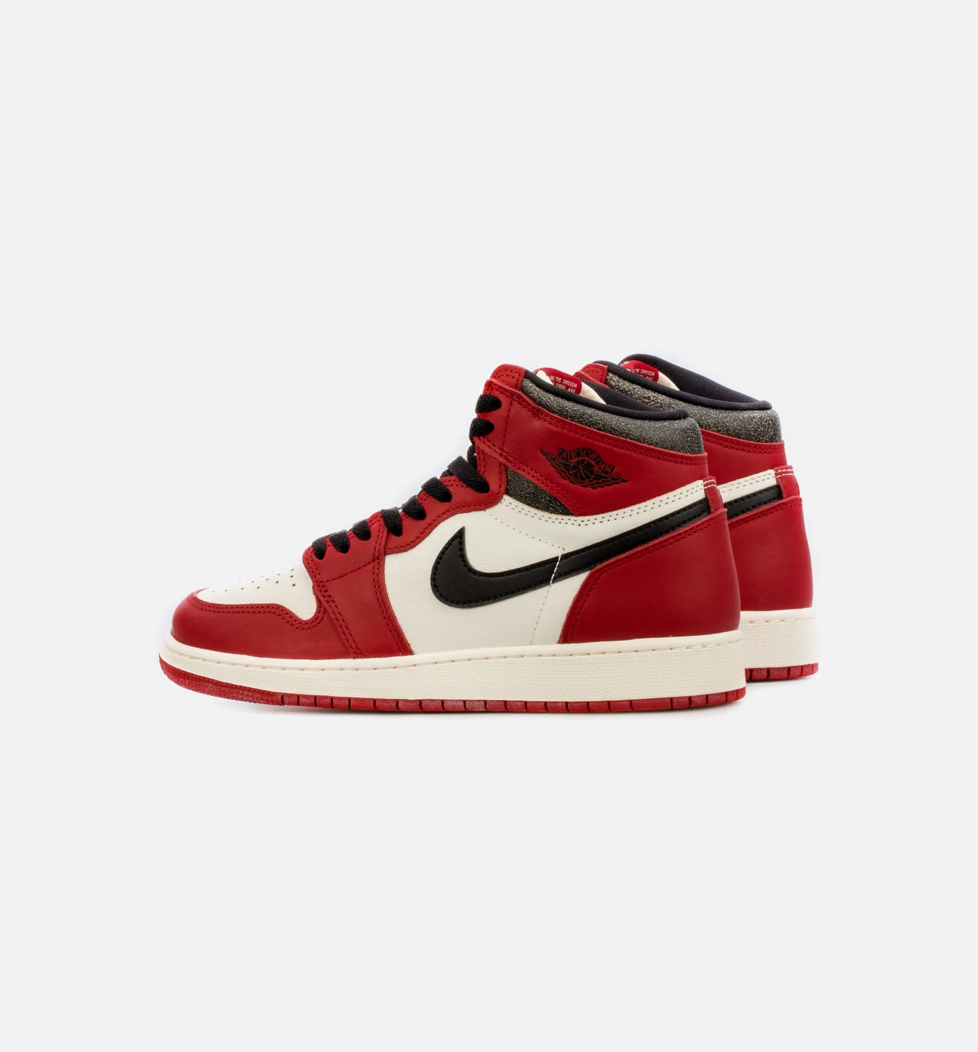 Air Jordan 1 High OG Chicago Lost Found Grade School Lifestyle Shoe Red Black Limit One Per Customer