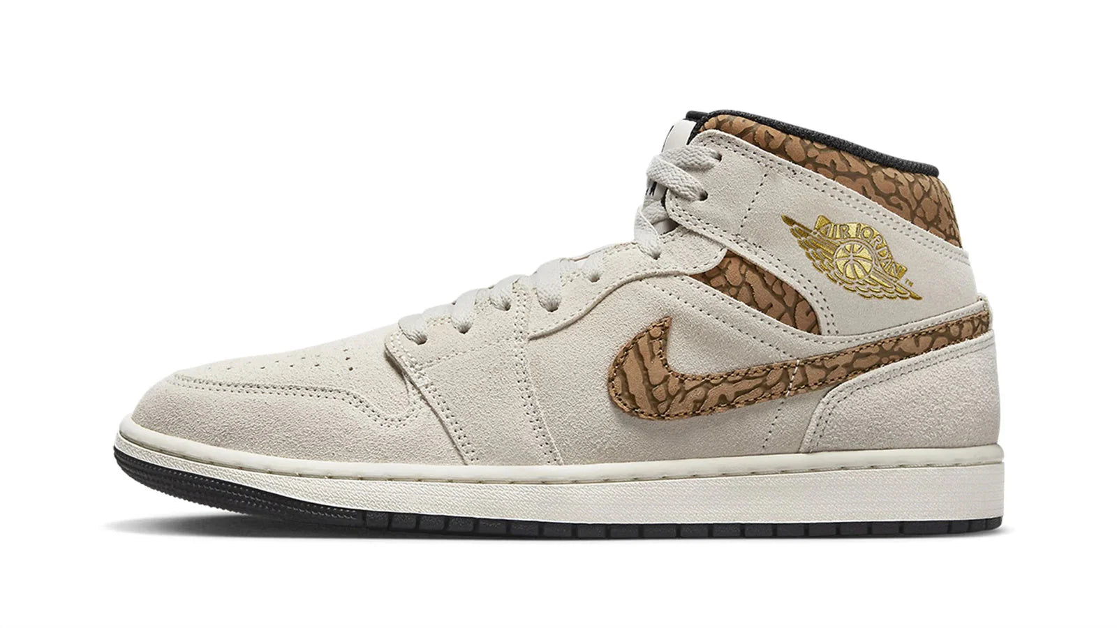 Air Jordan 1 Mid Brown Elephant