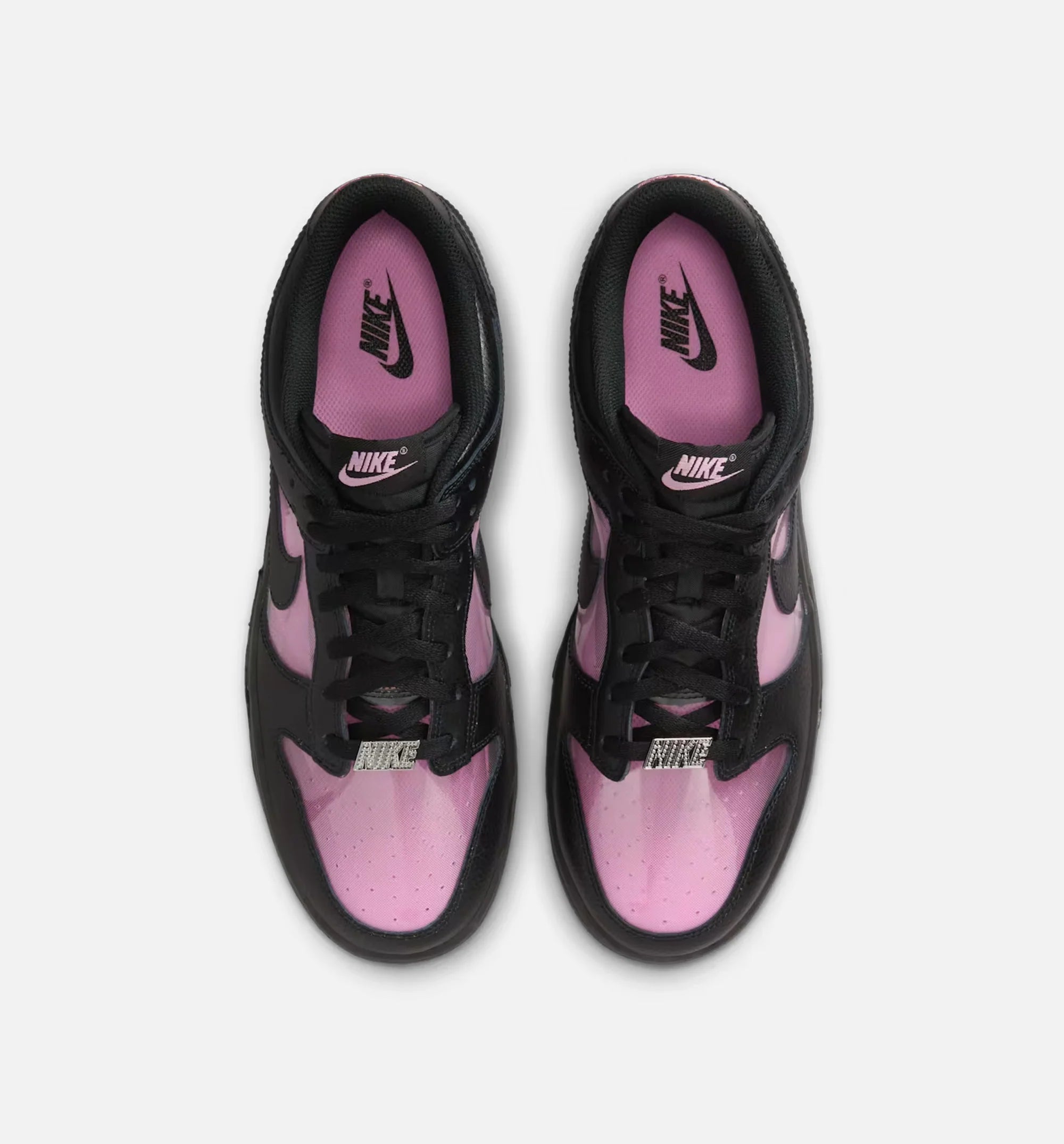 Dunk Low Retro Mens Lifestyle Shoe Silver Pink Black